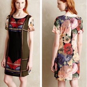 Anthropologie | Embroidered shift dress